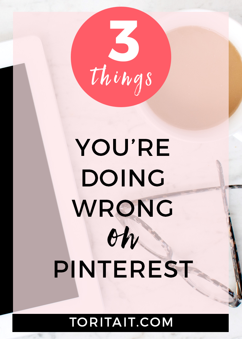 Are you making these 3 mistakes on Pinterest? Looking for Pinterest marketing tips that will get you results? I'm sharing what doesn't work, and what does.
