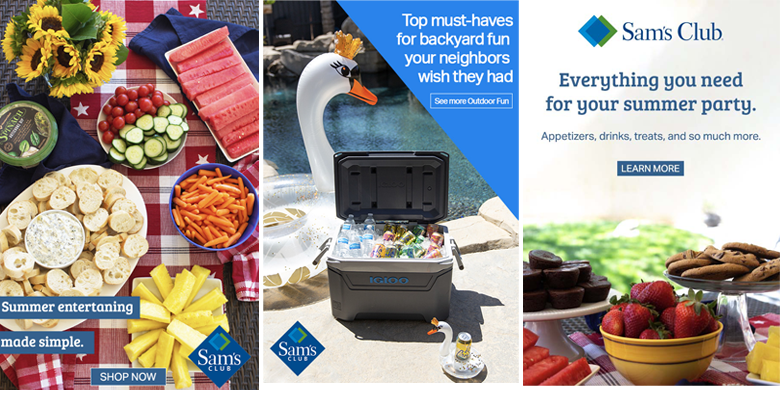 Photography and Ad Design for Sam's Club