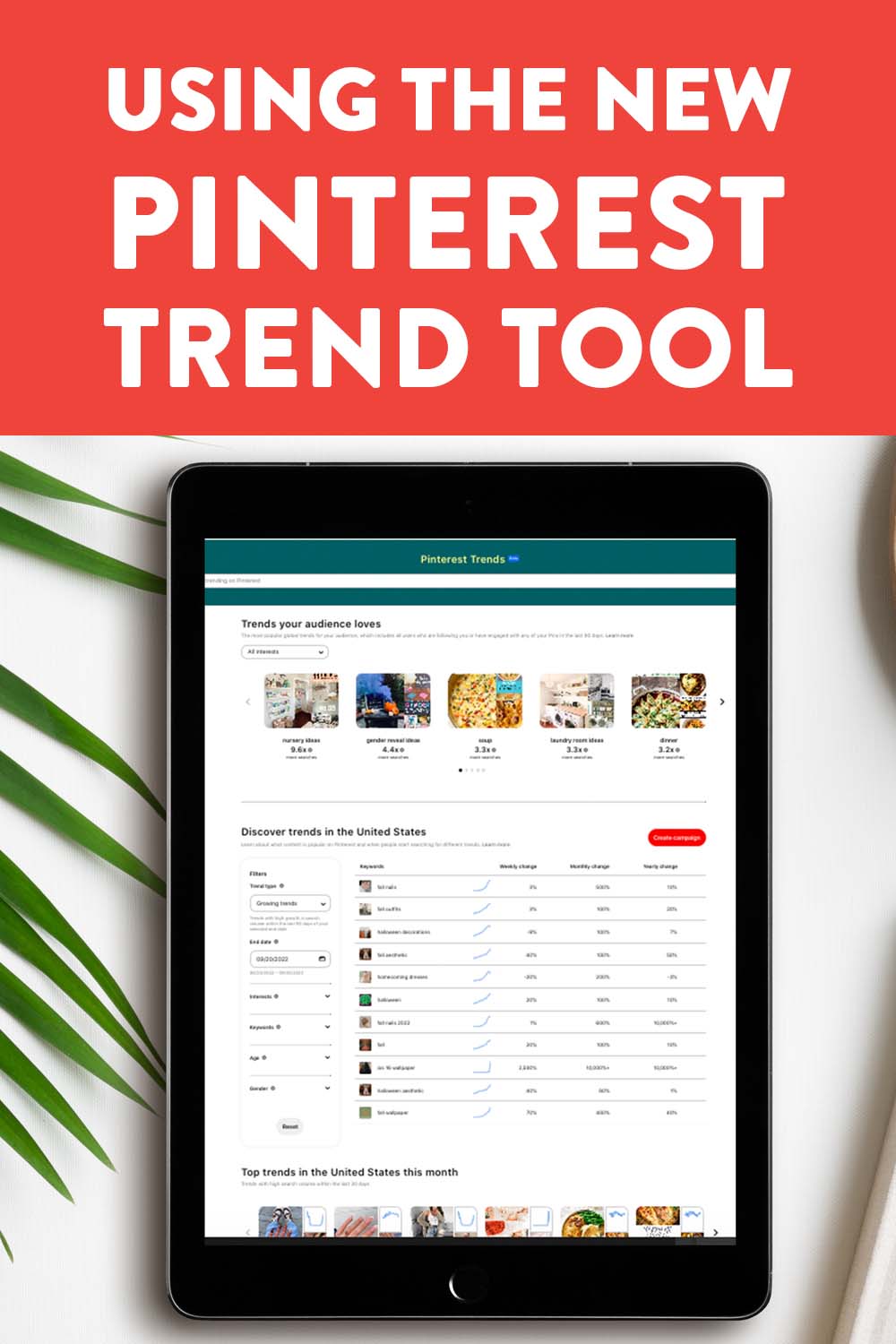The Pinterest Trend Tool Just Got A Major Update
