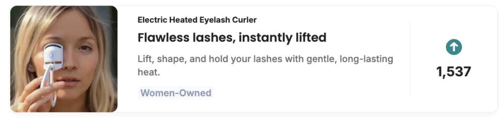 Heated Eyelash Curler Launched a Product on Grommet